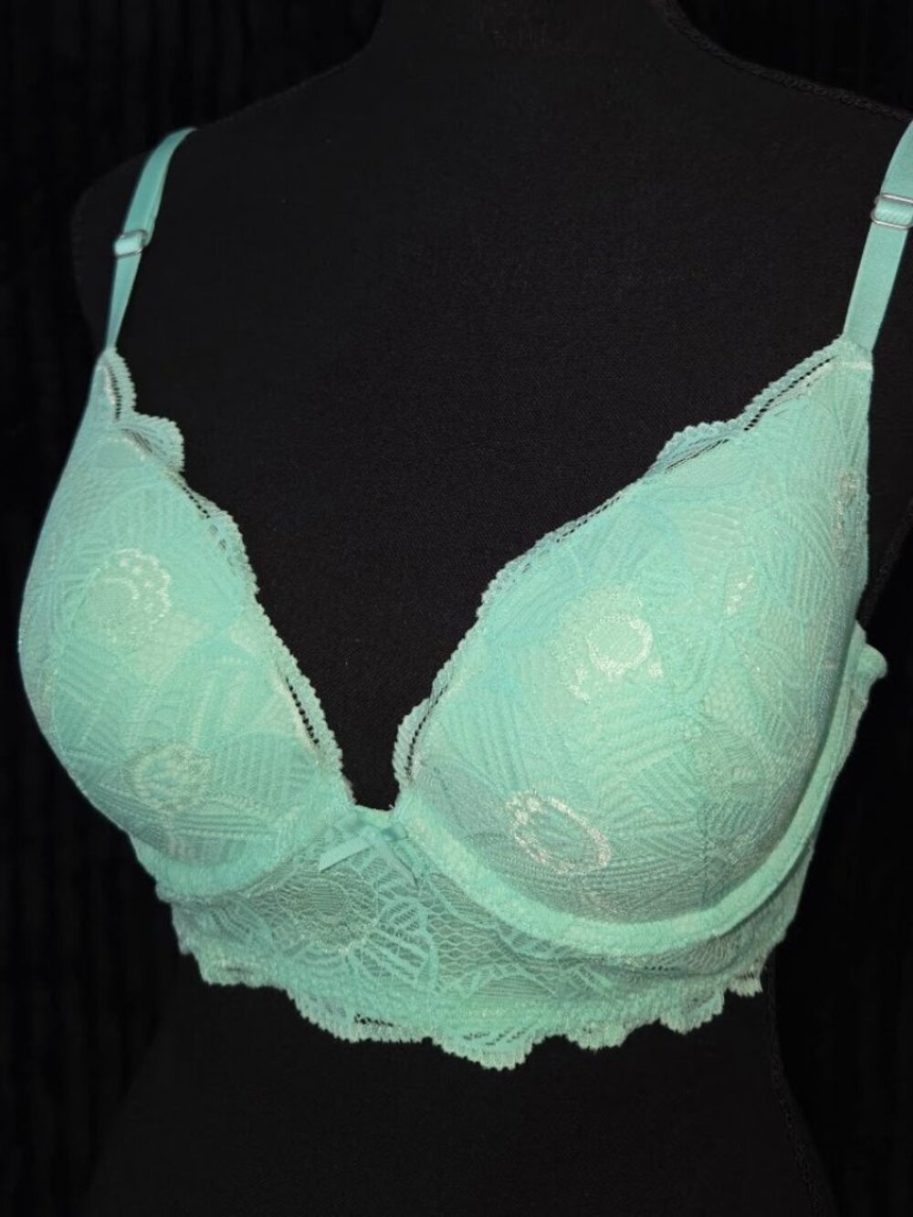Aerie Mint Green Balconette Push Up Bra 36B